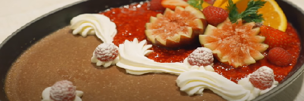 ショコラプリンアラモード